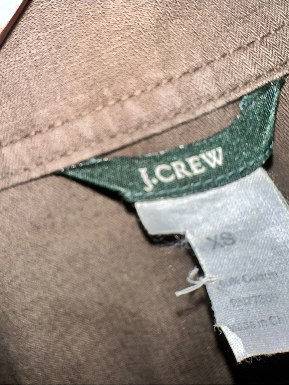 J. Crew Olive Green Field Jacket with Drawstring Waist